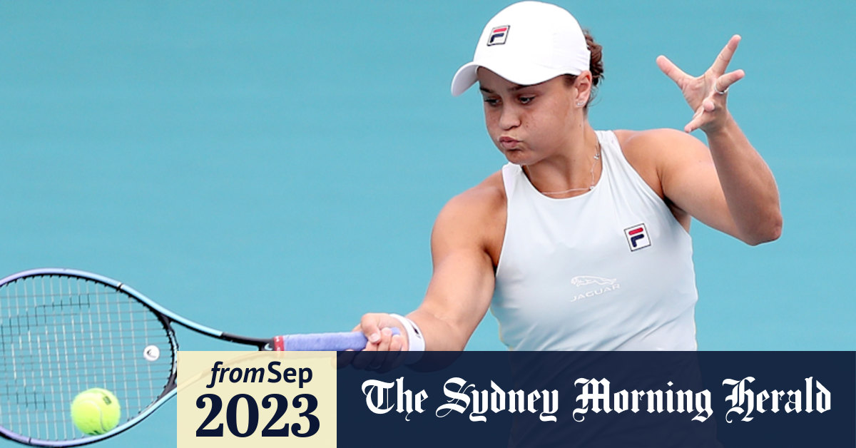 Brisbane international tennis tournament Barty explains why she won’t